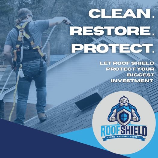 The Roof Shield process cleans, restores, and protects your roof for years to come. 